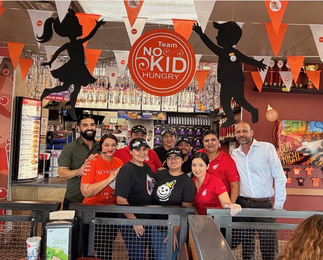 Restaurant team gathered for No Kid Hungry